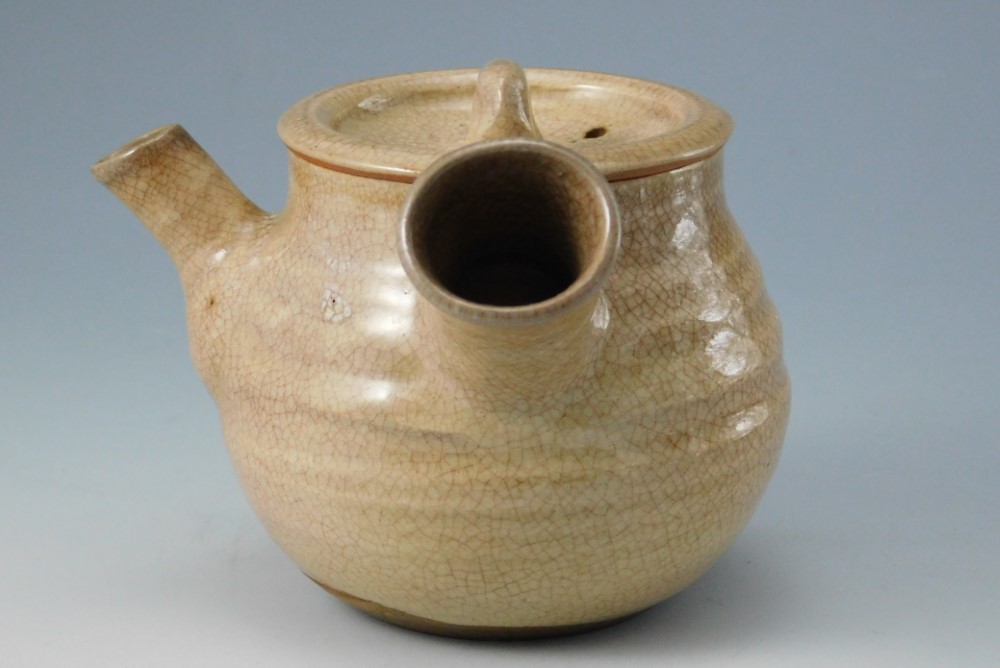 九世 三輪雪堂『萩焼 急須』煎茶道具 萩焼 三輪休雪窯