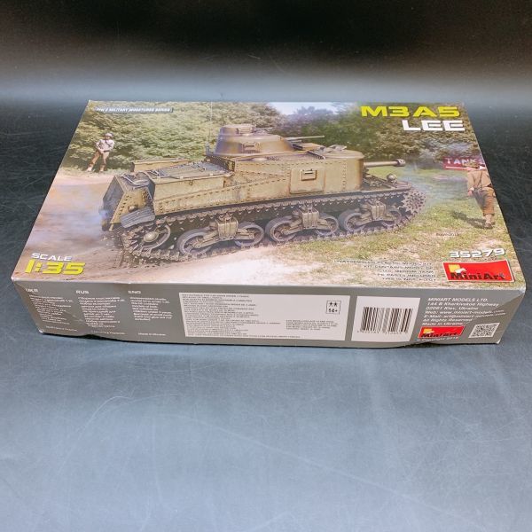 S008-80-EV3.0 1円スタート 美品 ミニアート1/35 M3A5 LEE アメリカ軍戦車・米軍・装甲車 軍用車両 プラモ プラモデル おもちゃ