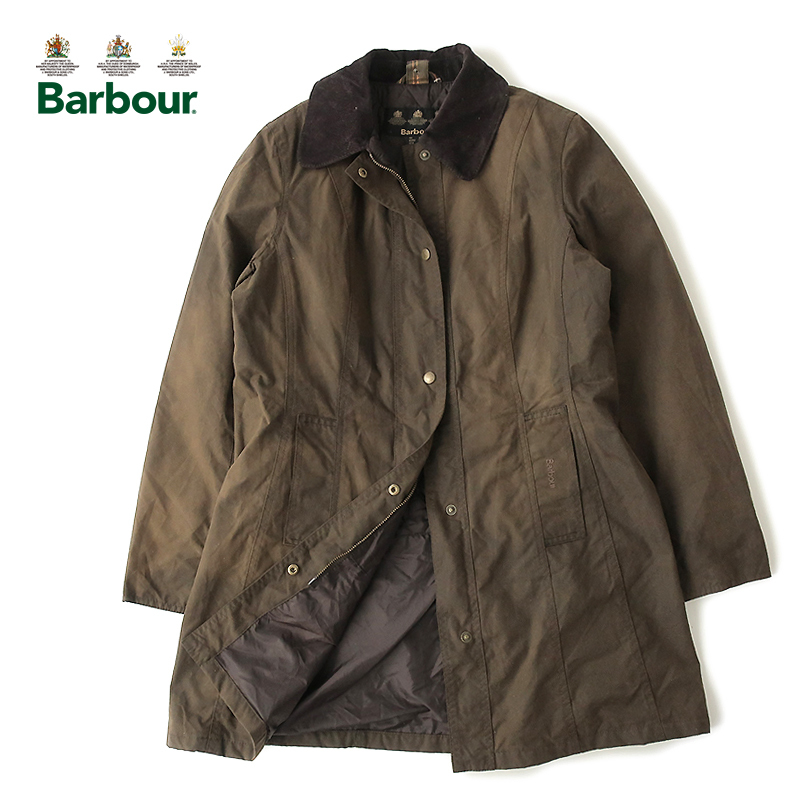 Barbour バブアー BELSAY 中綿オイルドジャケット/ハーフコート 