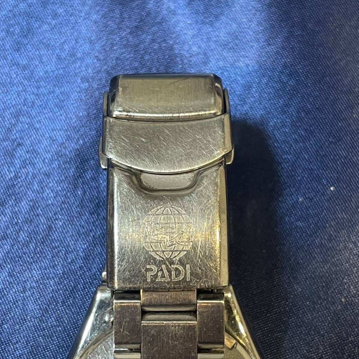1円スタート パディ PADI ソーラー ダイバーウォッチLIGHT POWER 