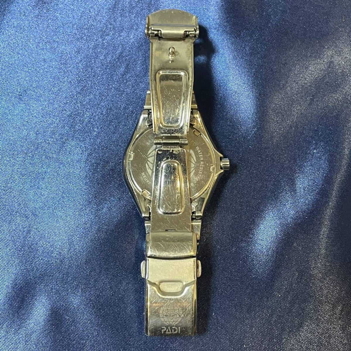 1円スタート パディ PADI ソーラー ダイバーウォッチLIGHT POWER 