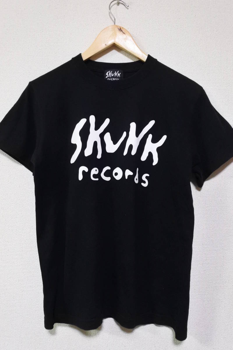 00's SKUNK RECORDS スカンクレコード Tシャツ size S ブラック Sublime