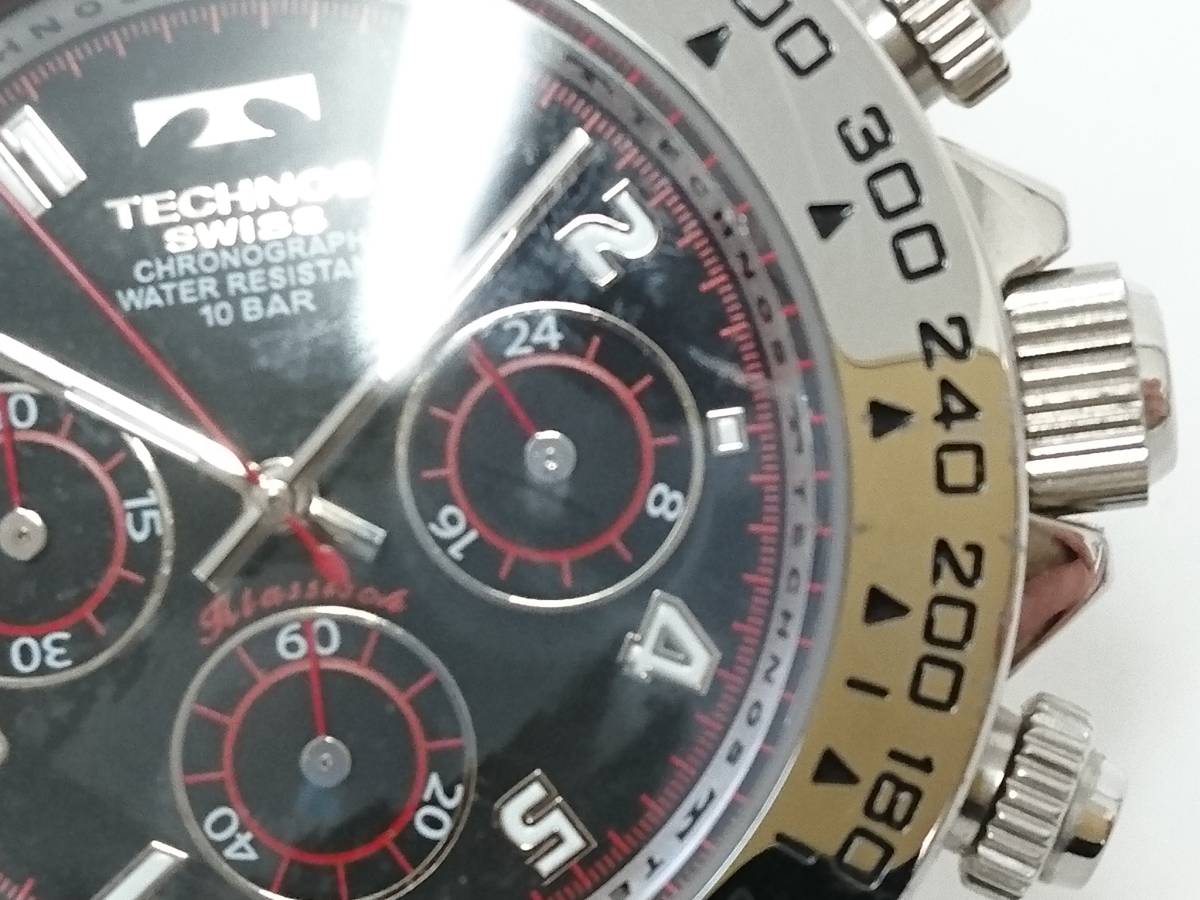 TECHNOS テクノス Klassisch クラシッシュ クロノグラフ 腕時計 