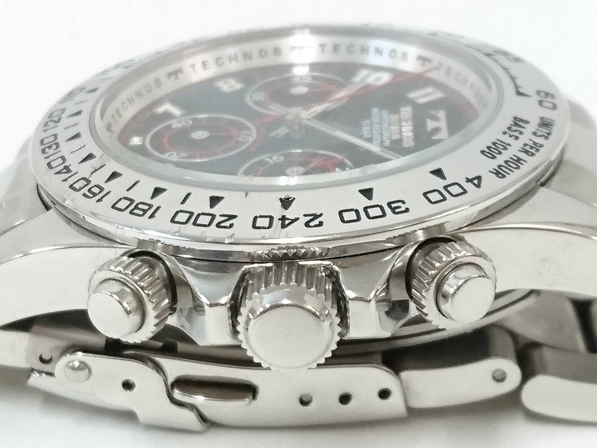 TECHNOS テクノス Klassisch クラシッシュ クロノグラフ 腕時計 