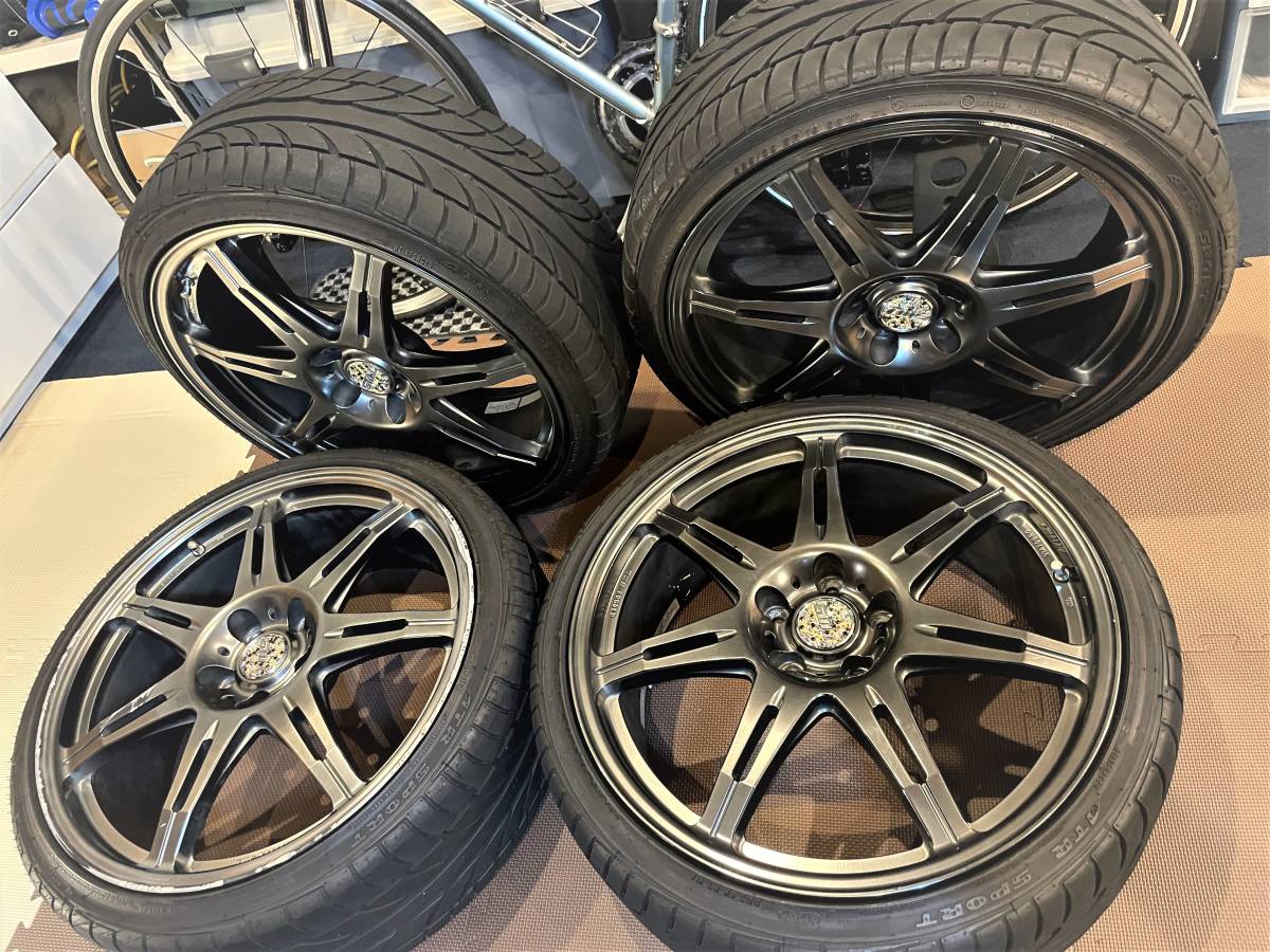  VW GOLF 5＆6 AUDI A3 TWS EXlete 107S Monoblock 19&times;8J 5H112 19インチ2020年製造タイヤ付き4本セット(ラジアルタイヤ)｜売買されたオークション情報、yahooの商品情報をアーカイブ公開 - オークファン 5穴