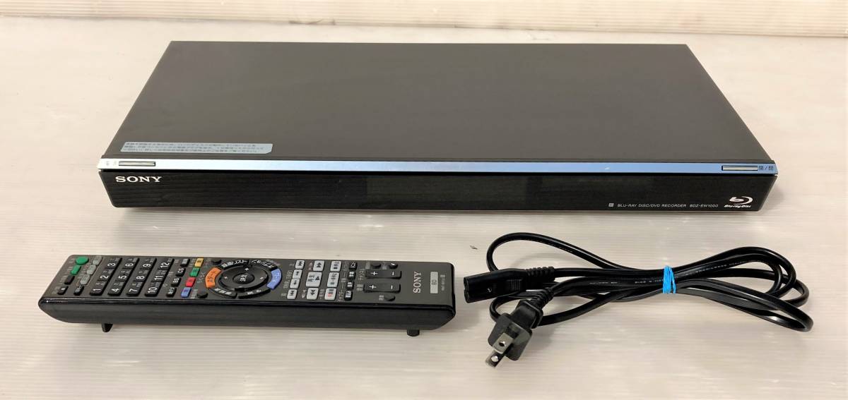 2018年製 SONY ブルーレイレコーダー BDZ-FW1000 通電確認のみ 2018年