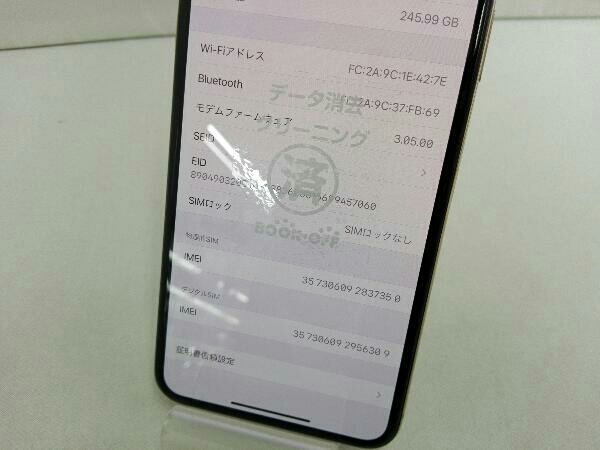 ジャンク SIMロック解除 NT6W2J/A iPhone XS Max 256GB ゴールド SB