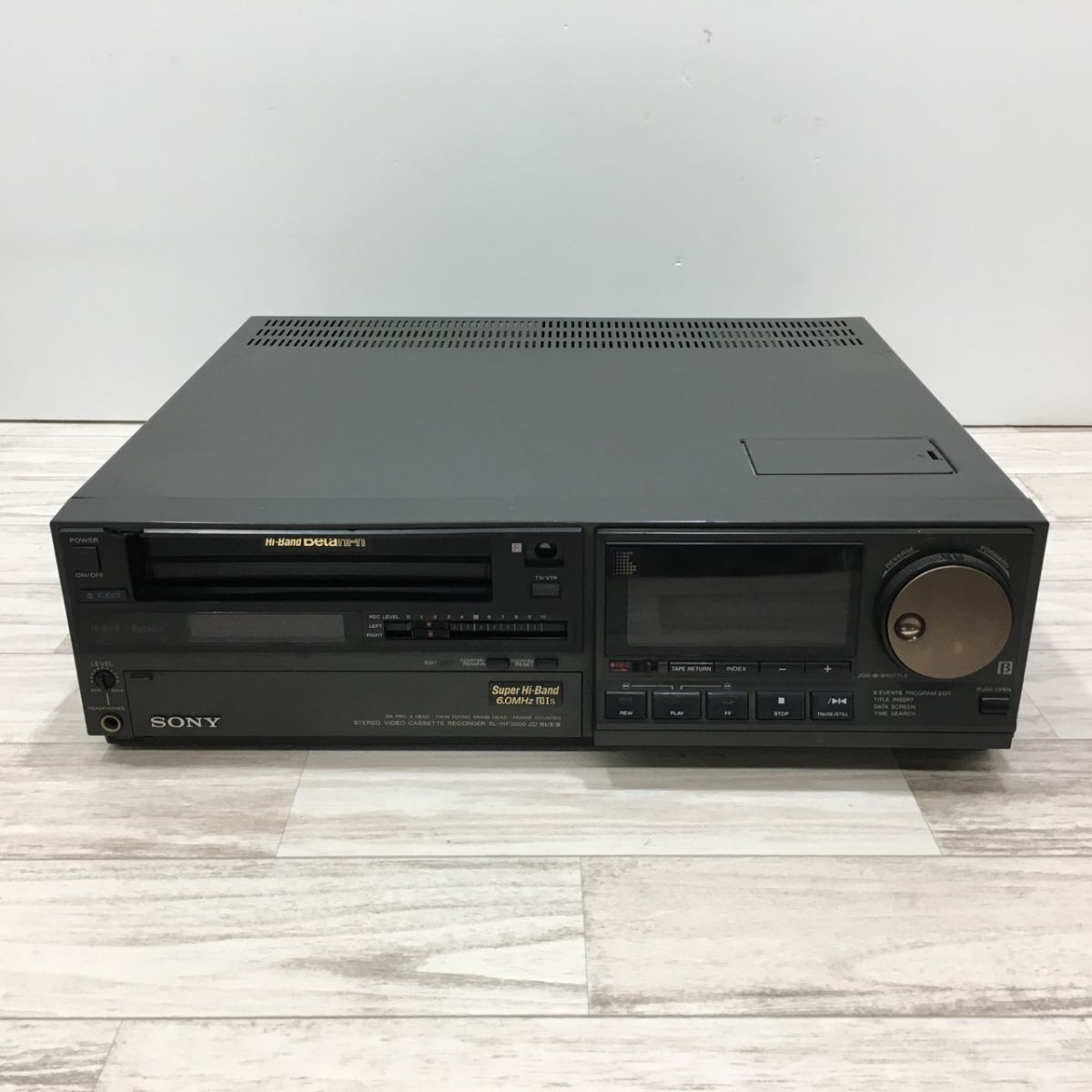 SONY ビデオデッキ SL-F201とカセット ジャンク！ SONY・ソニー Hi