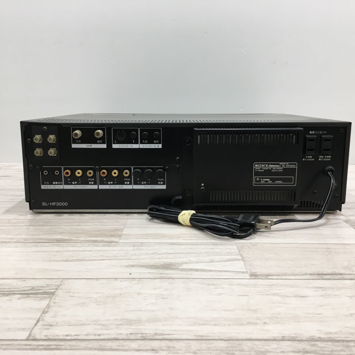 SONY ビデオデッキ SL-F201とカセット ジャンク！ SONY・ソニー Hi