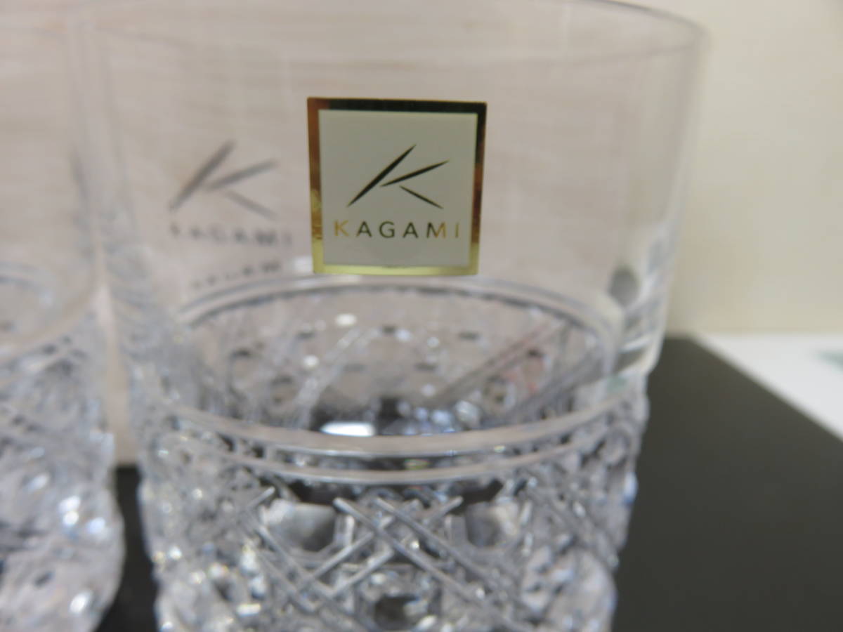 ♪新品♪未使用 ☆KAGANI CRYSTAL☆ カガミ クリスタル 江戸切子 