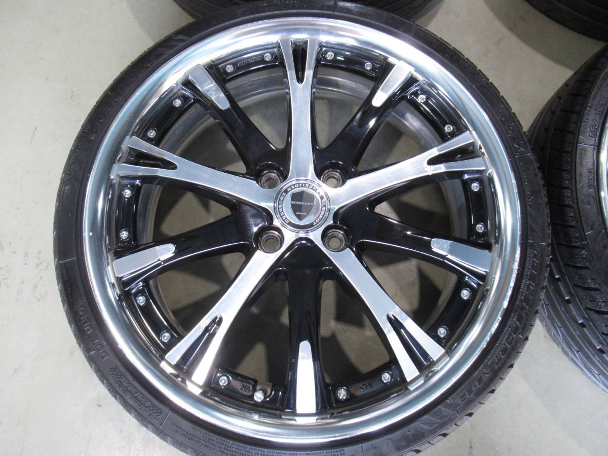 WORKシュバート17インチHANKOOKタイヤ165/40R17 塩辛かっ