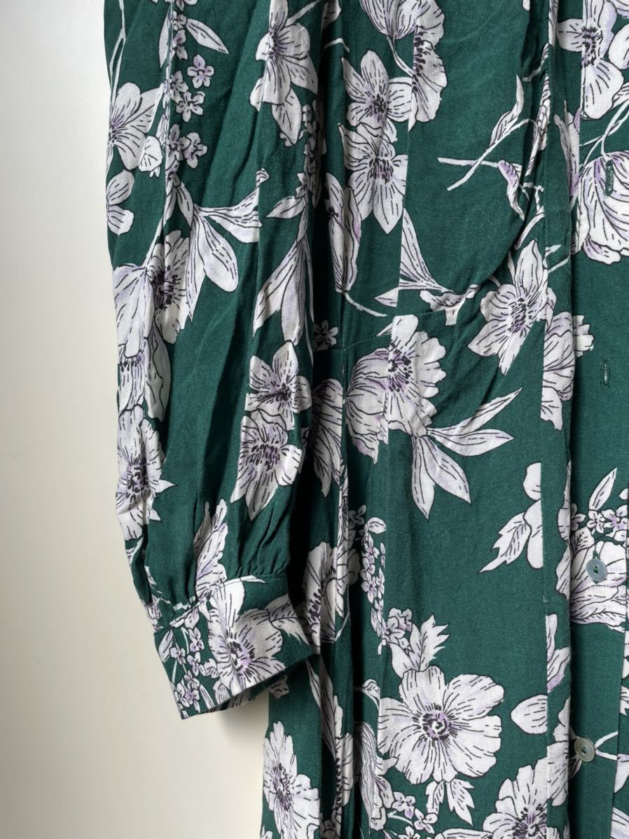 数回着用のみ 美品】 ザラ ZARA ロング ワンピース Mサイズ フラワー