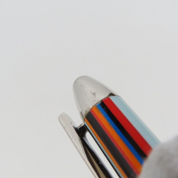 Paul Smith/ポールスミス マルチストライプボールペン ペンケース付き