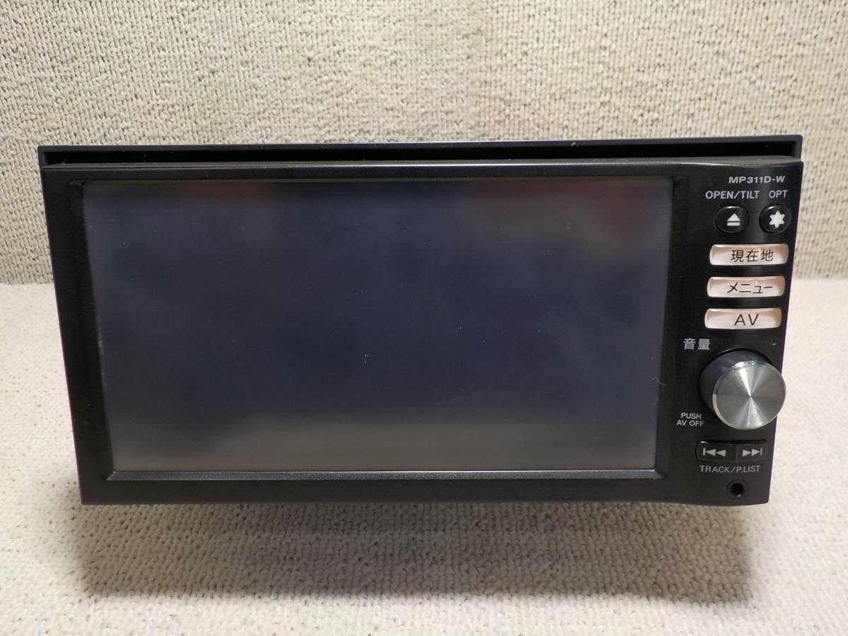 日産純正 メモリーナビ MP311D-W CD/DVD/SD/AUX/iPod/Bluetooth