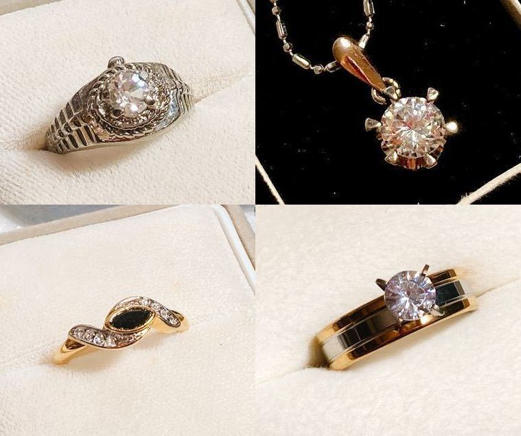 ♪大量まとめてイヤリング指輪ネックレス刻印ITALY製他国内外品