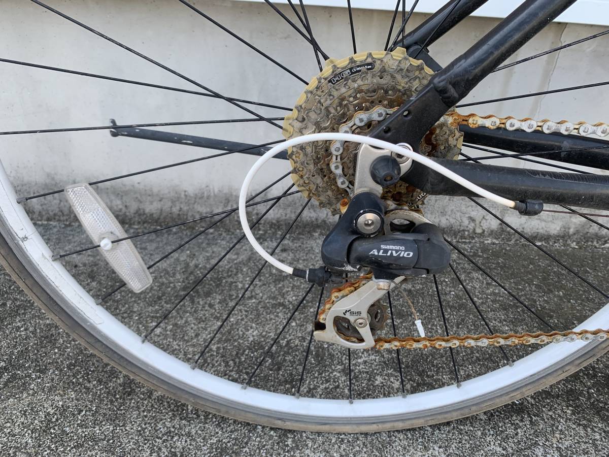 1円スタート LOUIS GARNEAU ルイガノ CHASSE AL6061 クロスバイク 中古 