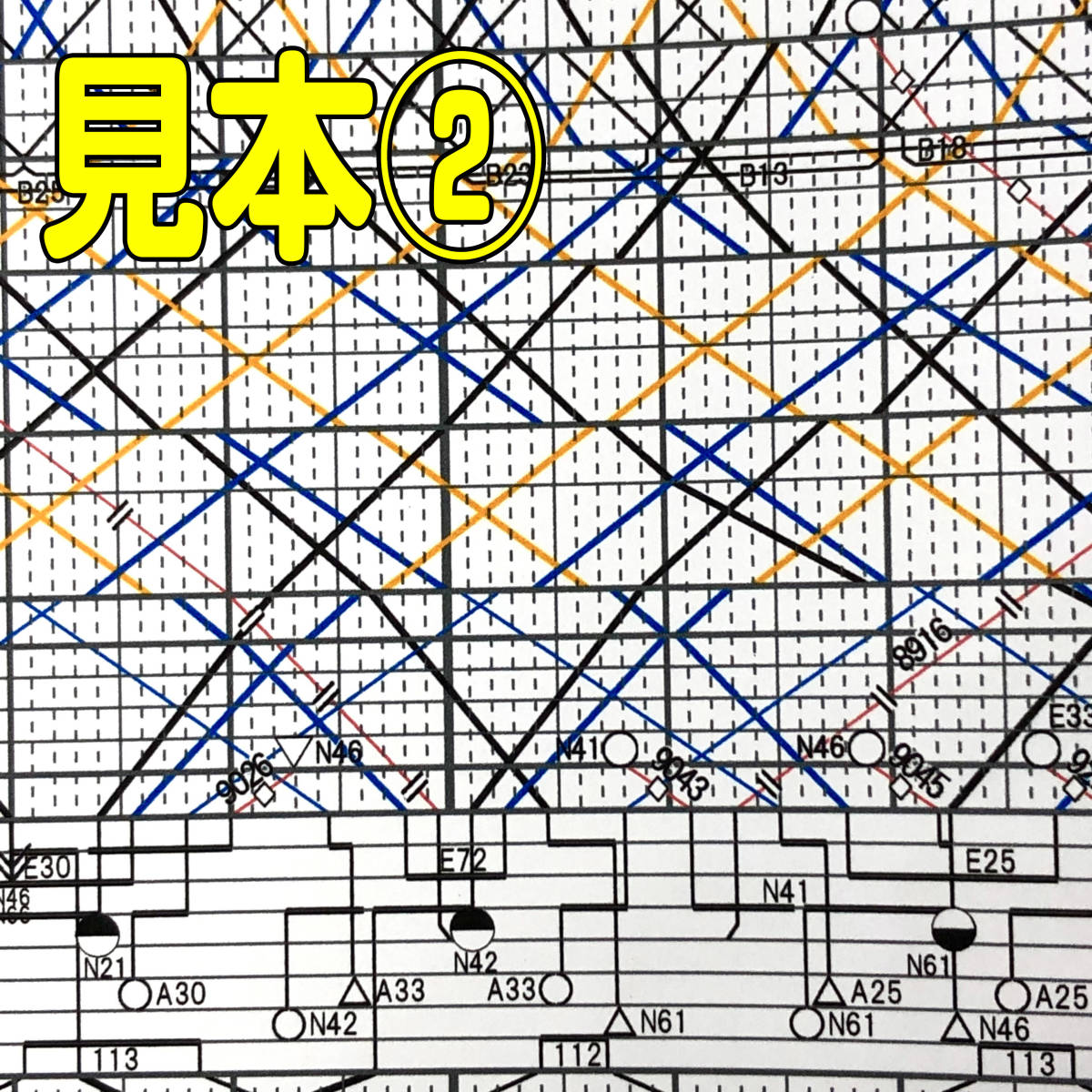 自作】 小田急線 列車運行図表 2022年3月ダイヤ変更 平日・土休日