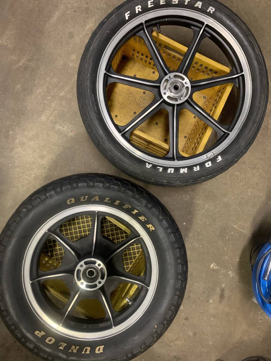 KZ1000LTD 前後ホイール　Z1 Z2 Z1R Z750FX KZ1000MK2 当時物 Z1R KZ1000LTD 19インチ 2026年 「kz1000mk2