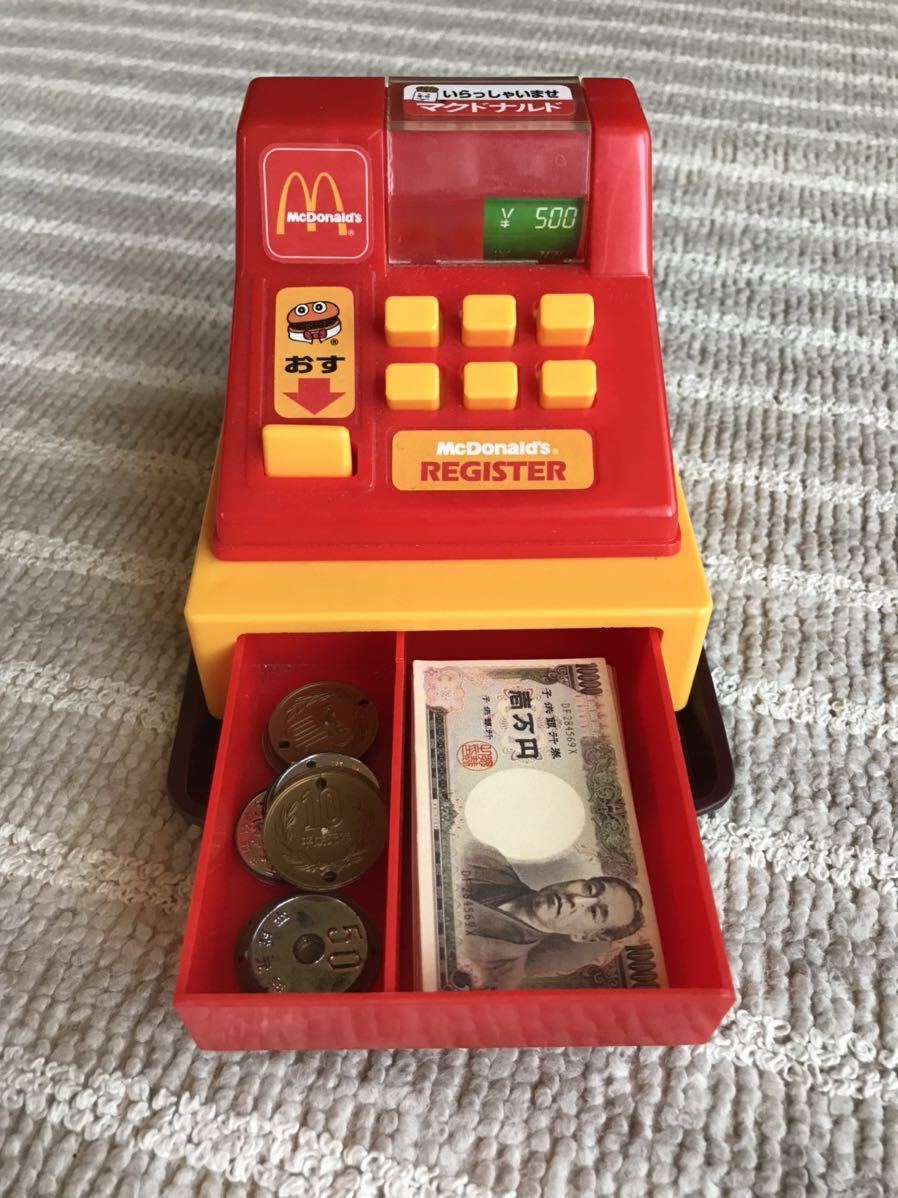  超激レア マクドナルド おもちゃ レジスター おもちゃのコイン お札付き(マクドナルド)｜売買されたオークション情報、yahooの商品情報をアーカイブ公開 - オークファン その他