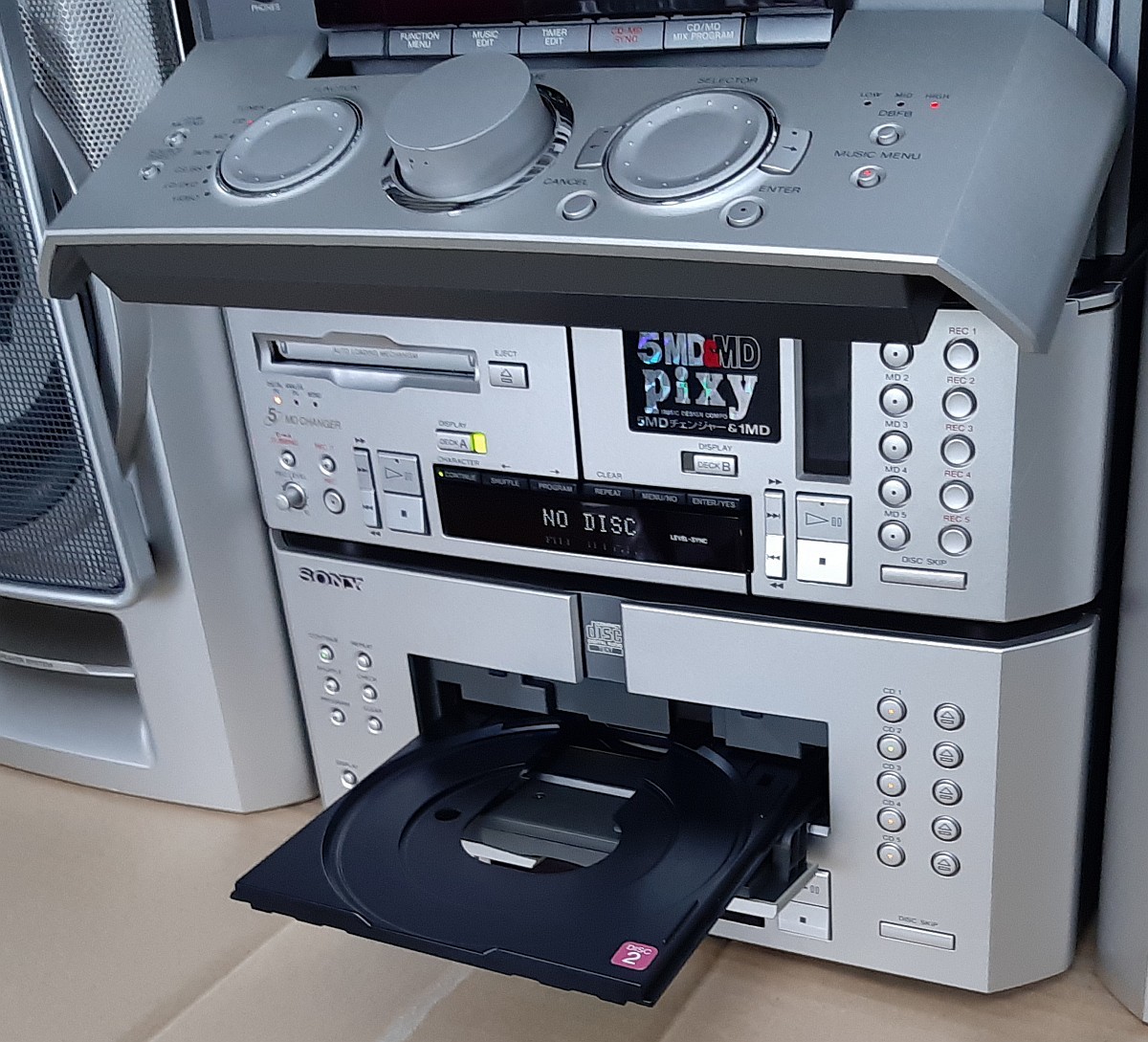 SONY MD919 ミニハイファイコンポーネントシステム、(ジャンク） Yahoo