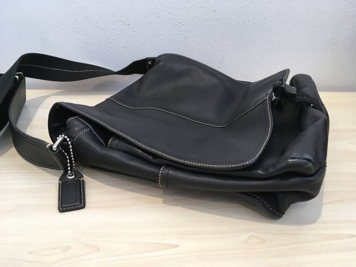 H》COACH コーチ F70105 トランス アトランティック マップ レザー 