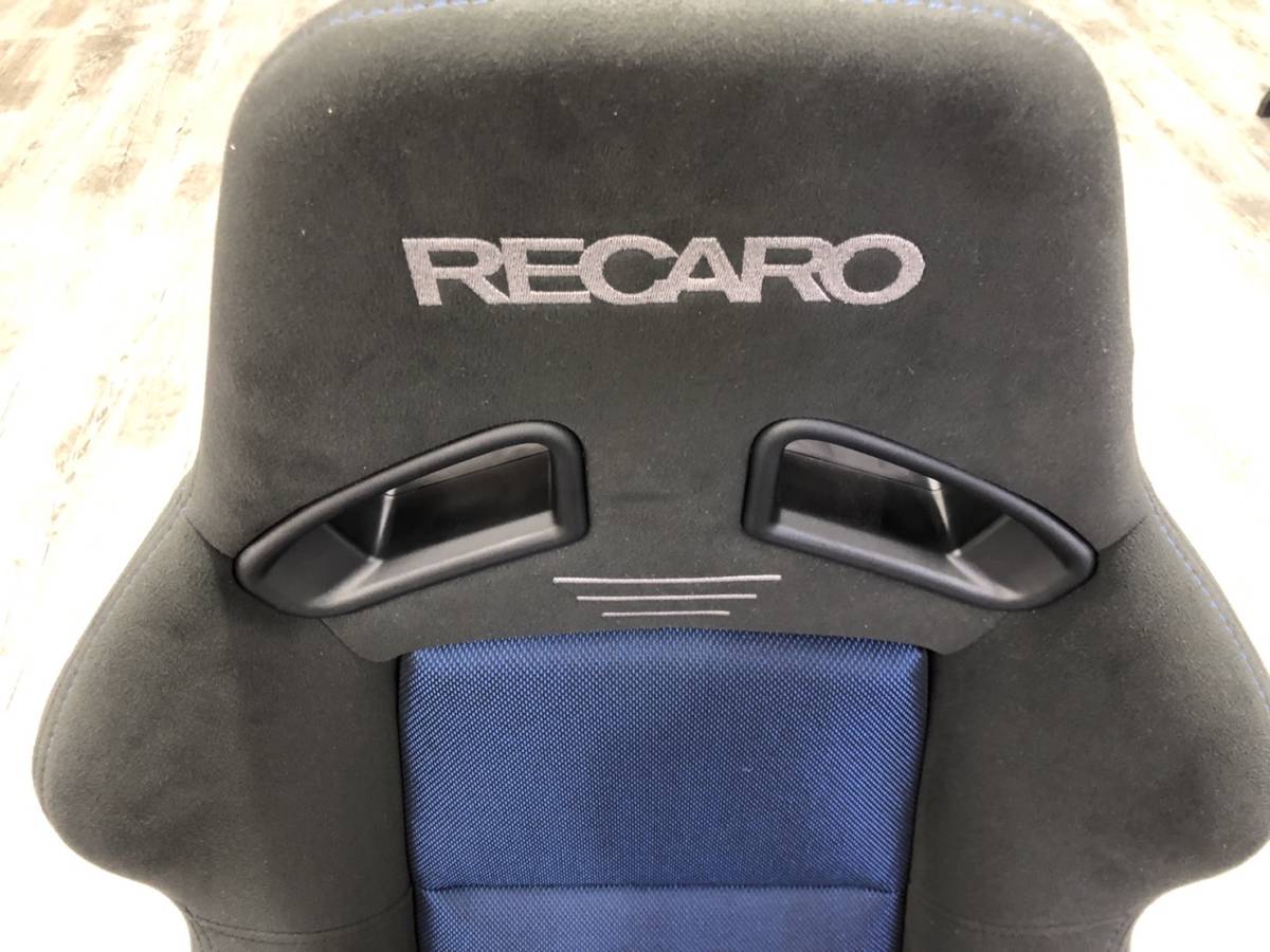 RECARO レカロシート SR-7F A/R GK100 BK/BL ブラック/ブルー SBR 未 