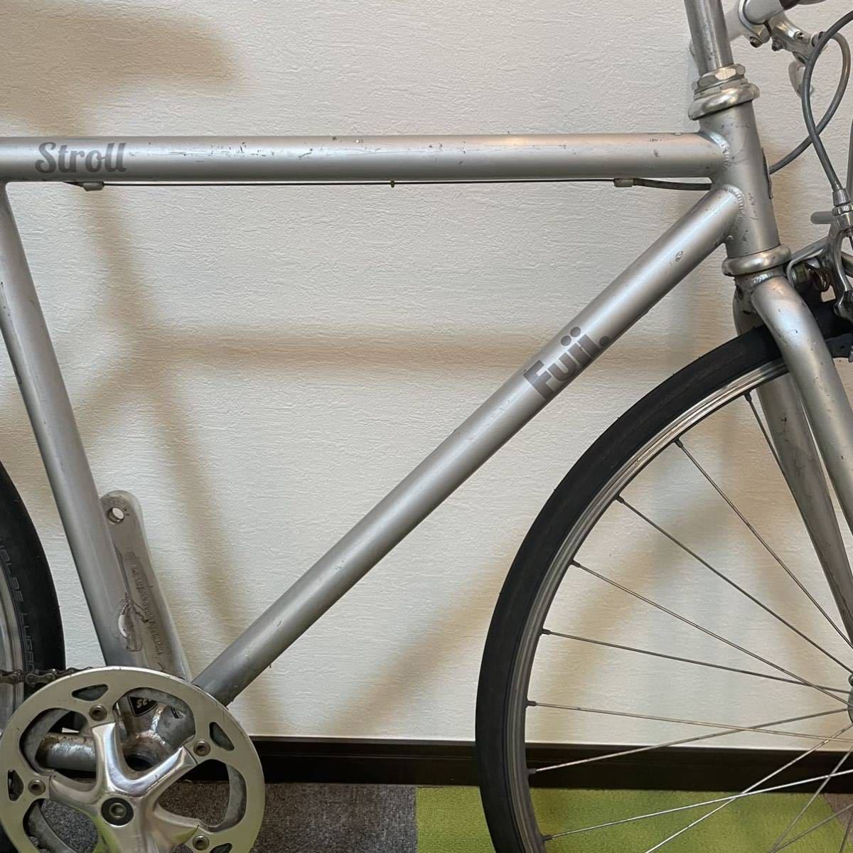 中古/引取・発送歓迎】ピストバイク クロモリ シルバー FUJI/フジ
