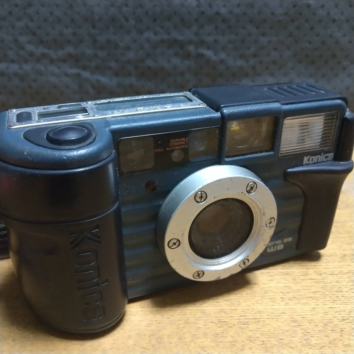 【良好品】★Konica コニカ 現場監督 WB28 コンパクトフィルムカメラ ★完動品★ コニカ 現場監督 Konica シャッターOK・ジャンクKonica 人気の現場用 GENBAKANTOKU