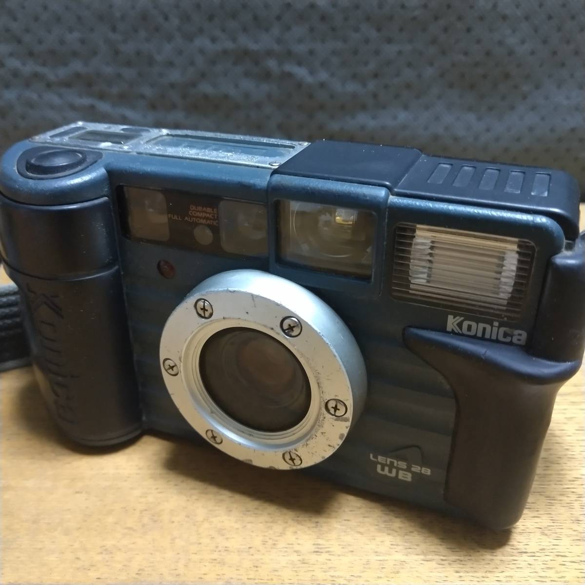 【良好品】★Konica コニカ 現場監督 WB28 コンパクトフィルムカメラ ★完動品★ コニカ 現場監督 Konica シャッターOK・ジャンクKonica 人気の現場用 GENBAKANTOKU
