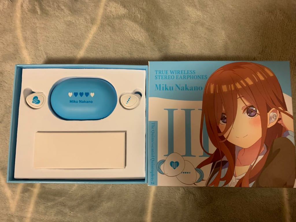 五等分の花嫁 ‪ 中野三玖 ワイヤレスイヤホン miku モデル 楽天市場】Side3‬