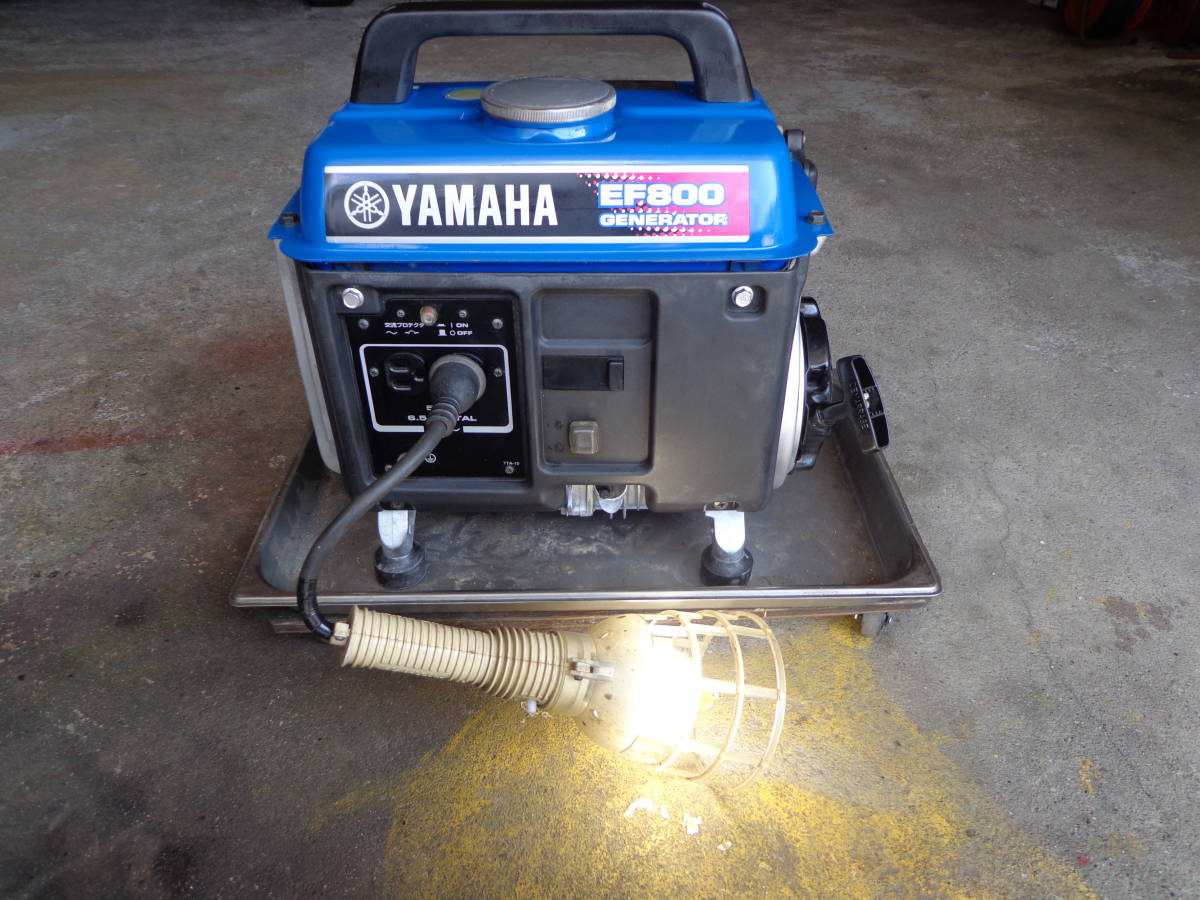 YAMAHA ヤマハ ポータブル発電機 cosmos EF800B 50Hz 4サイクル 中古品 