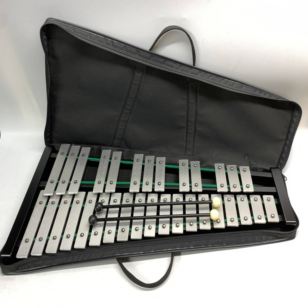 ◇ YAMAHA 卓上 鉄琴 TG-60 グロッケン マレット/ソフトケース付き