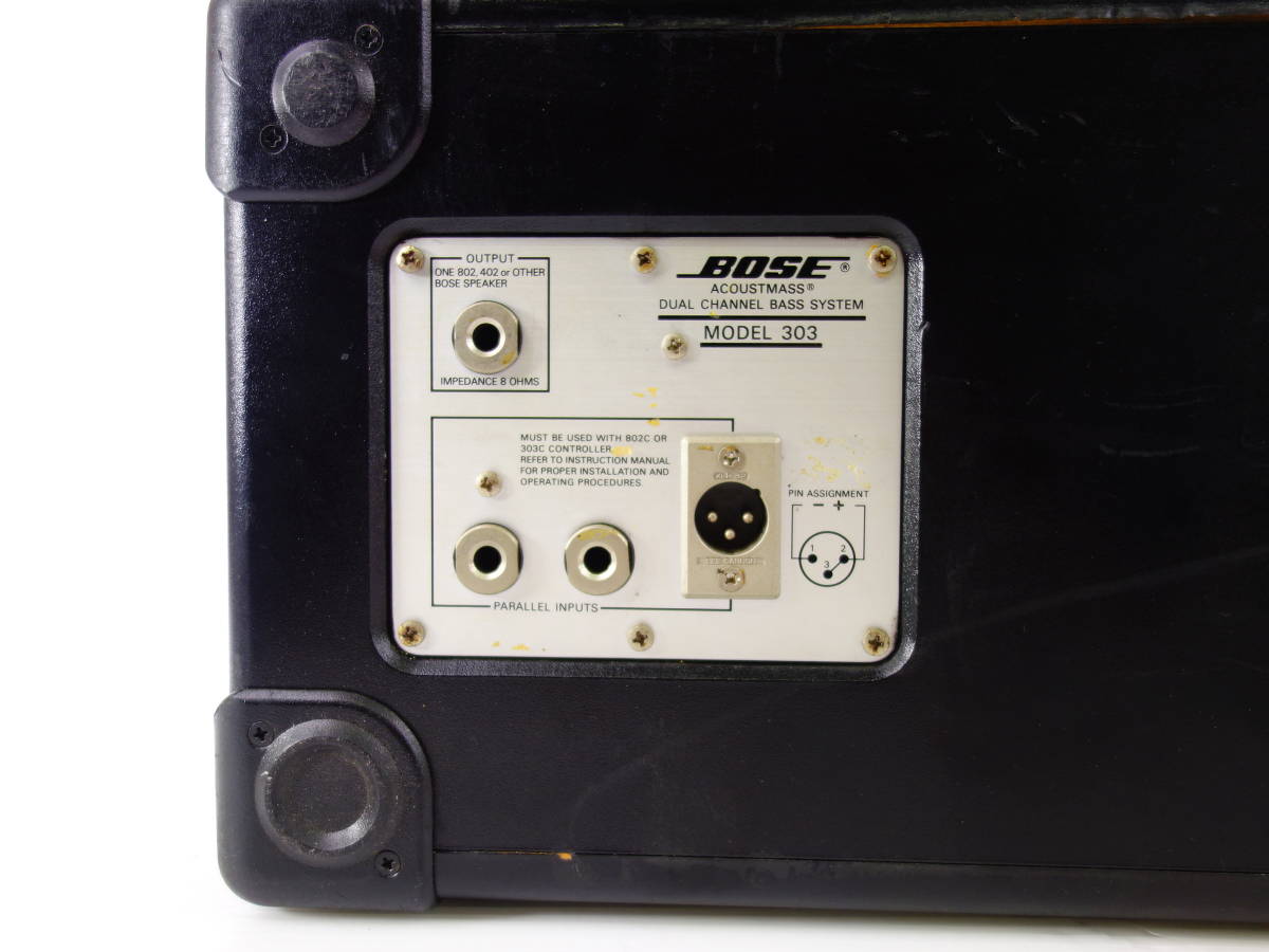 ☆BOSE PA用サブウーファー Acoustimass Model 303 ペアセット サブウーファー Acoustimass BOSE I ベースモジュールシリーズ (ボーズ)