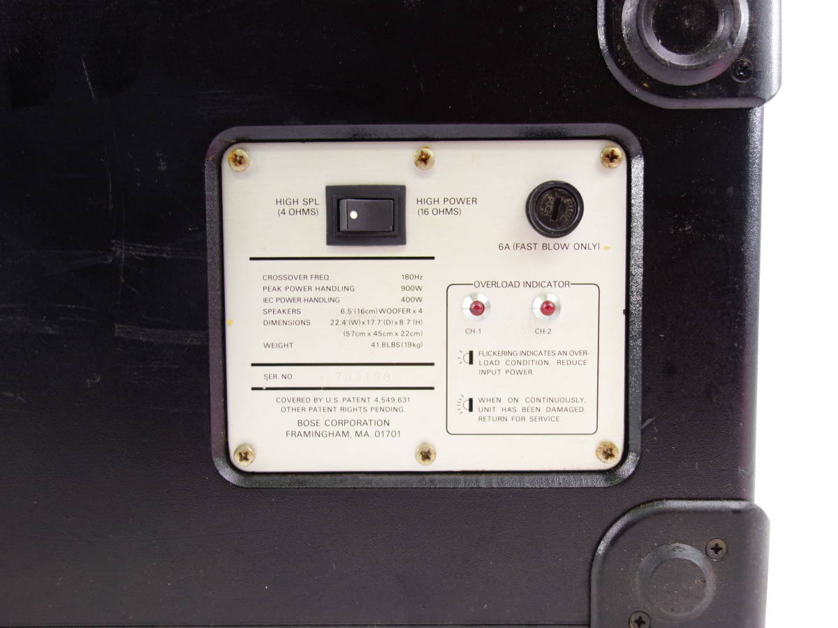 ☆BOSE PA用サブウーファー Acoustimass Model 303 ペアセット サブウーファー Acoustimass BOSE I ベースモジュールシリーズ (ボーズ)