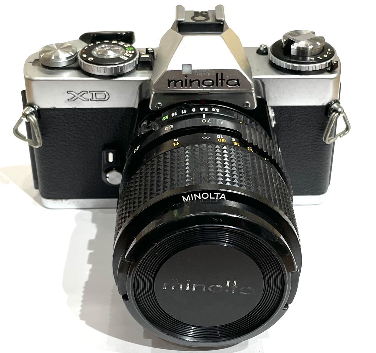 XD MINOLTA（ミノルタ）XD／世界初の両優先一眼レフは上質な操作感