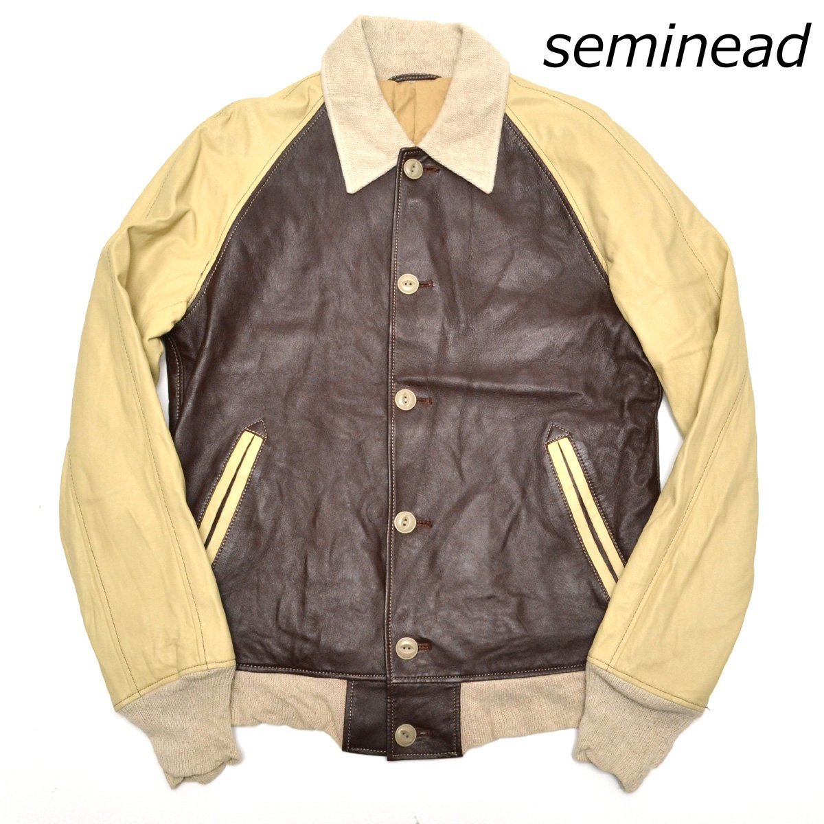 M410922 seminead セミナード LAMB LEATHER JKT ラムレザージャケット 