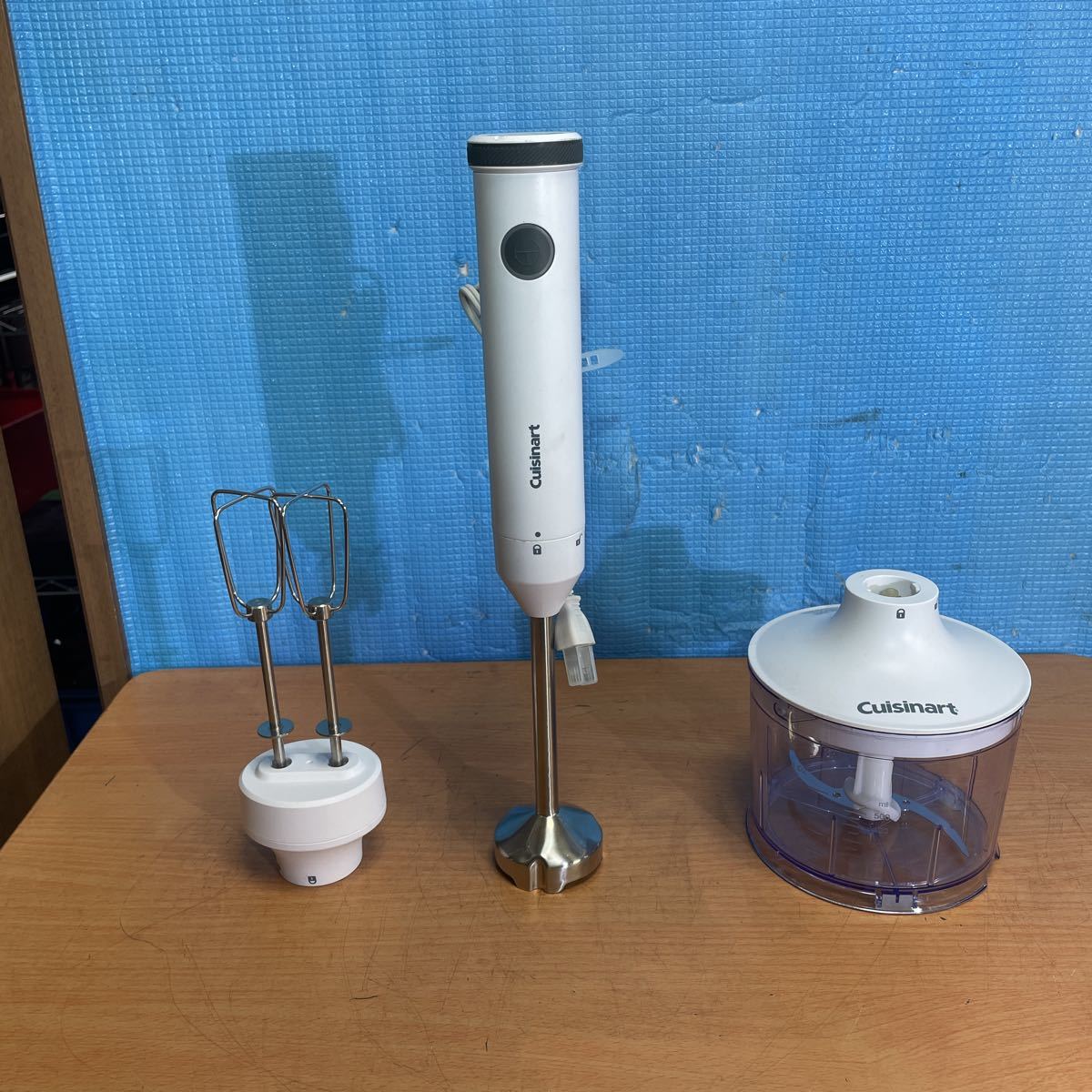 クイジナート スリム&ライト マルチハンドブレンダー HB-502WJ 19年製