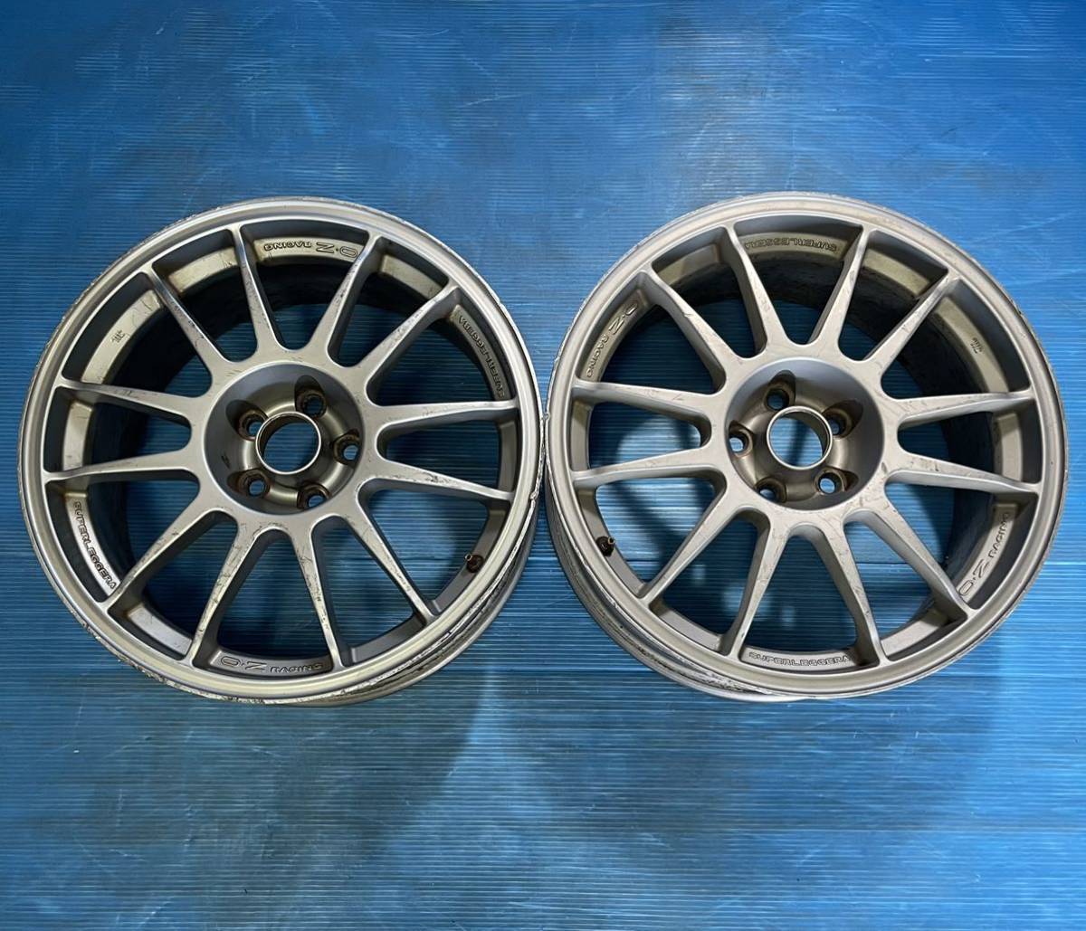  O.Z RACING サイズ 17 &times; 8.0J PCD 100 H5 OFF+35 ハブ径約63mm傷汚れあり2本セット(社外品)｜売買されたオークション情報、yahooの商品情報をアーカイブ公開 - オークファン 5穴