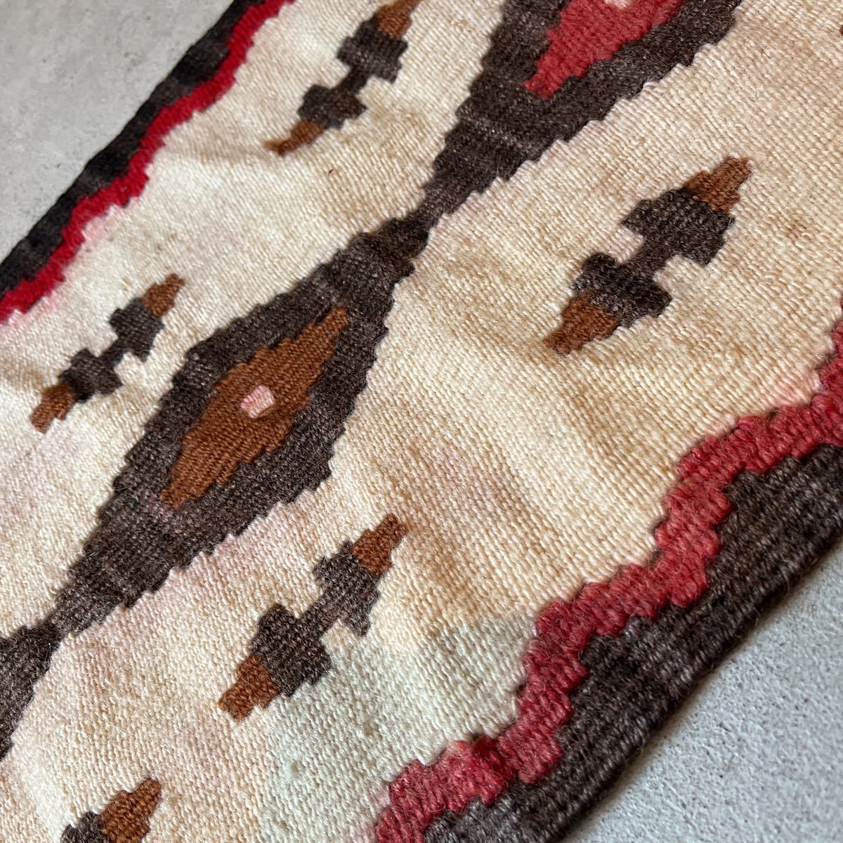 USA古着 メキシカンラグ 正方形 グリーン ネイティブ柄 vintage USA古着 メキシカンラグ 正方形 グリーン ネイティブ柄 vintage