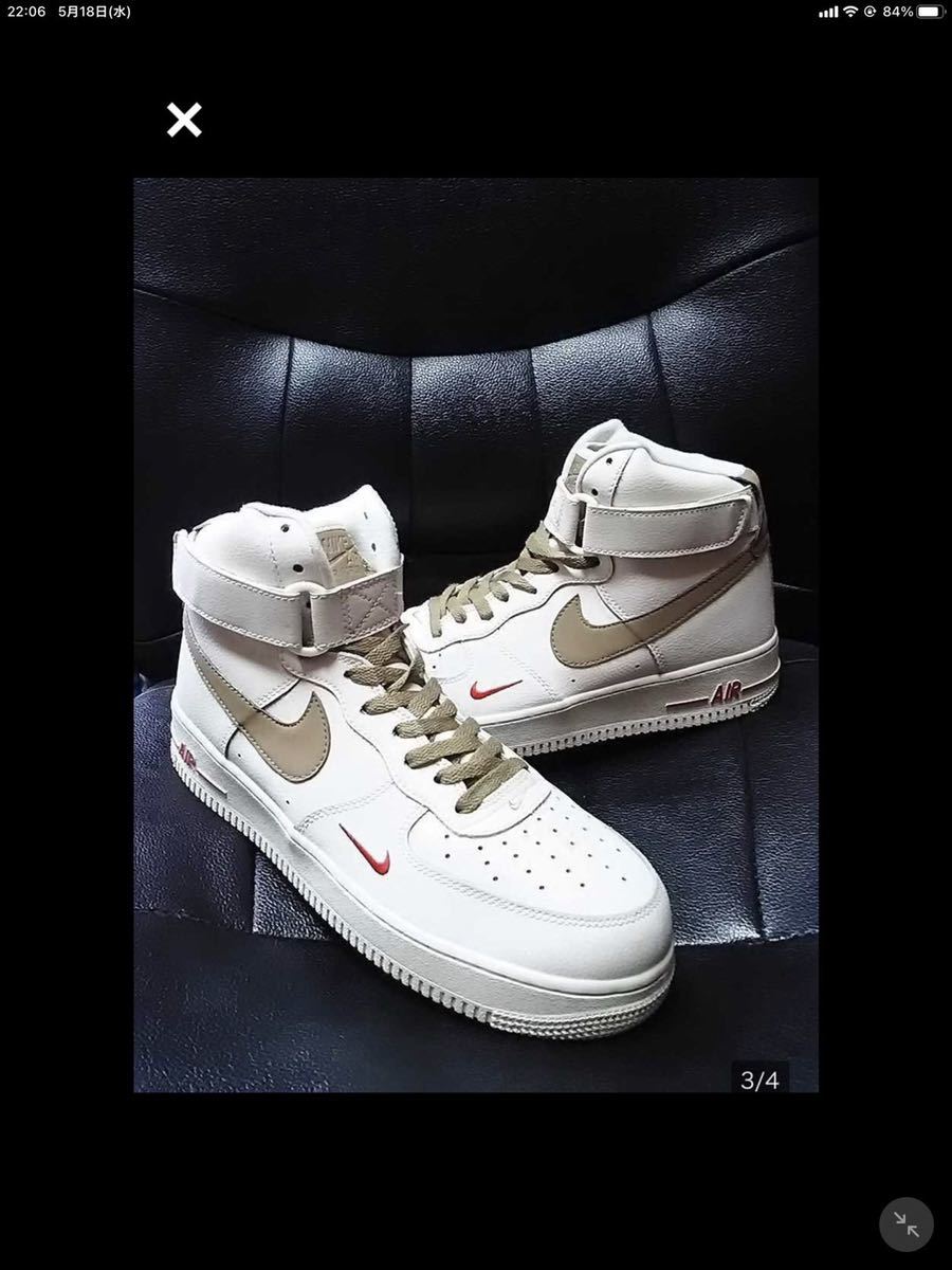 NIKE FORCE ナイキ エアフォース1 07高級ハイカット スニーカー!希少  