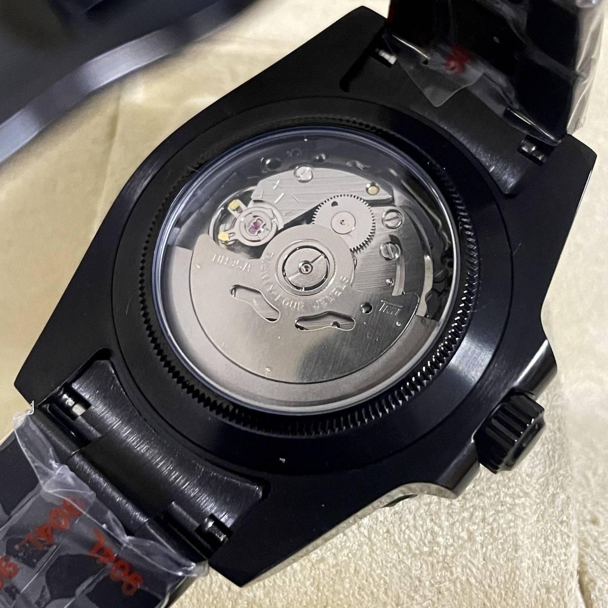 オリジナルウォッチ セイコームーブメント搭載 機械式腕時計 自動巻き Nh35 マットブラックpvd 裏スケルトン メンズ Seiko Mod 2 3針 時 分 秒 売買されたオークション情報 Yahooの商品情報をアーカイブ公開 オークファン Aucfan Com