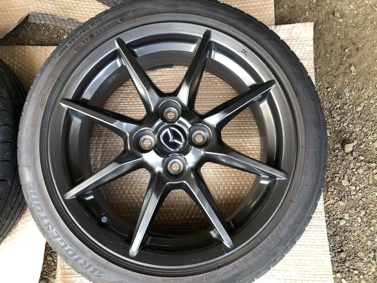 ND ロードスター16インチ純正ホイール 16×6.5J ＋45 PCD100 4穴 