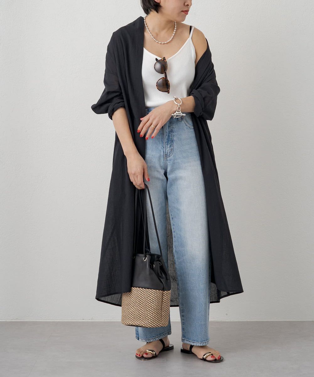 新品　ラウンジドレス　【Loungedress】ガウン　ブラック
