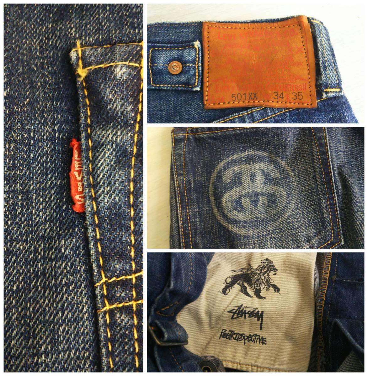 STUSSY × Levis ステューシー リーバイス 501XX RETROSPECTIVE 1930 