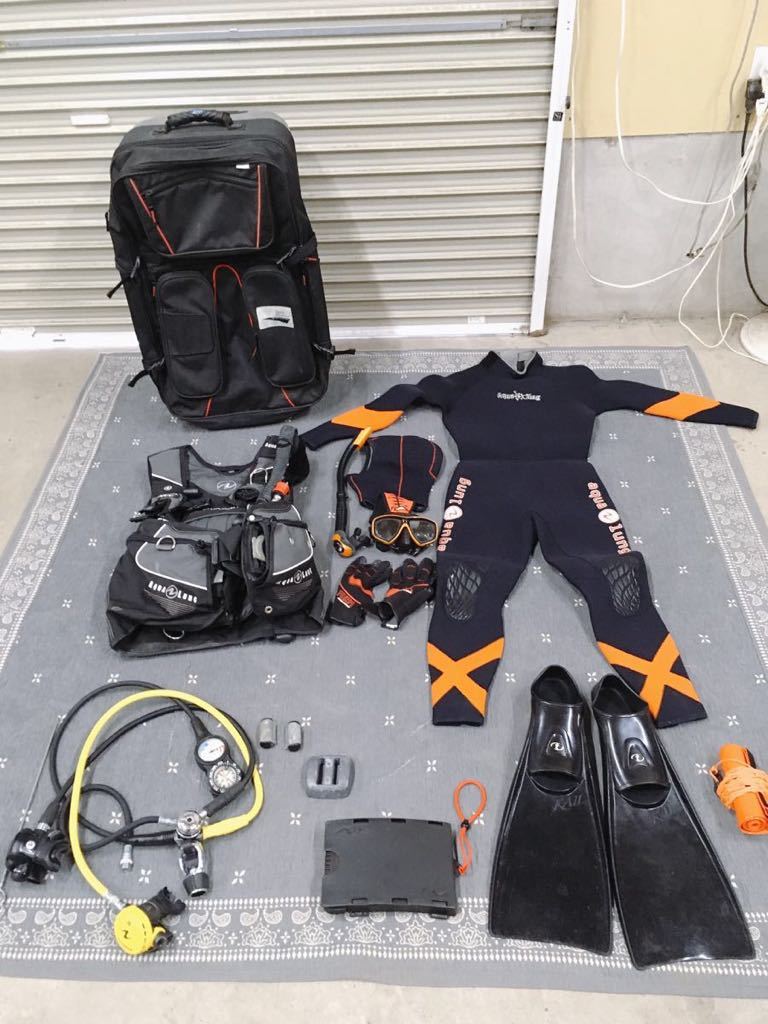 ジャンク スキューバダイビング セット ウェットスーツ BC  