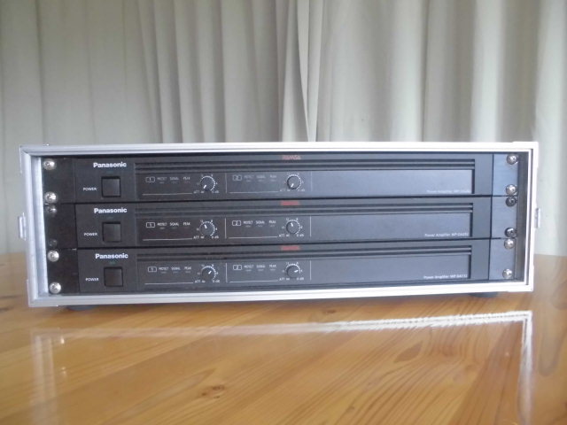 anasonic Ramsa パワーアンプWp‐DA202ー2台/Wp-DA112ー1台 ハード