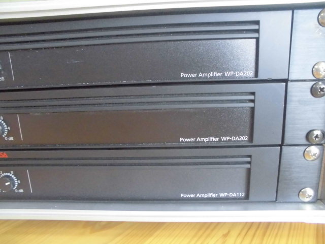 anasonic Ramsa パワーアンプWp‐DA202ー2台/Wp-DA112ー1台 ハード