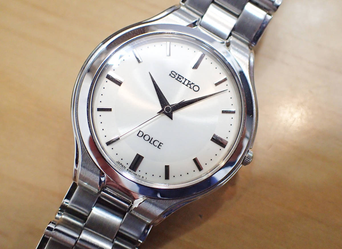 美品/動作品 セイコー/SEIKO DOLCE/ドルチェ ◇SACM107/8J41-0A10 