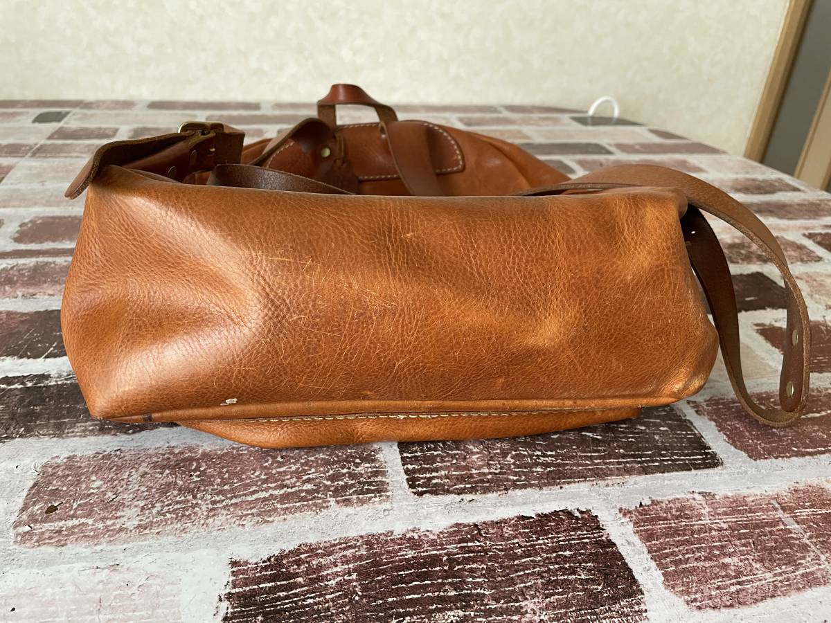 アナロジコ カストーロリュック ブラウン レザー ビジネスバッグ