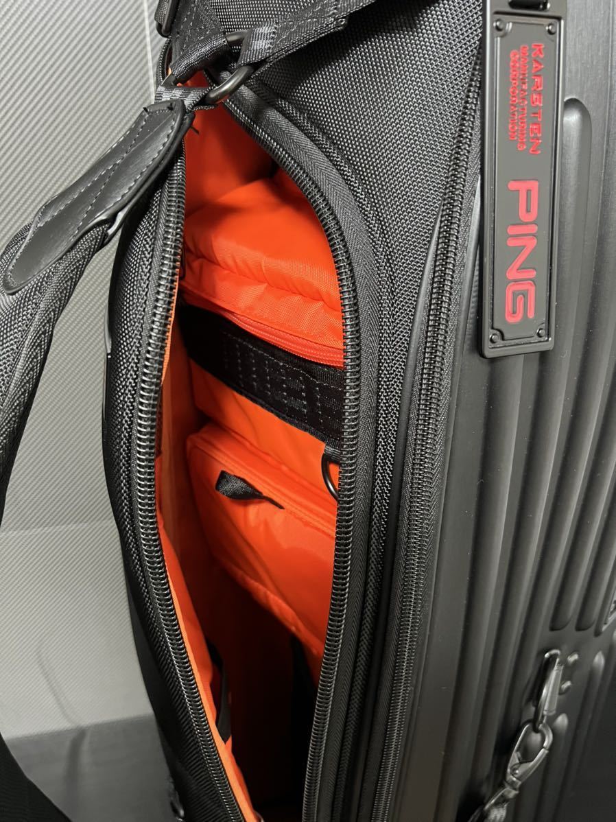 ☆美品☆ PING キャディバッグ KARSTEN CB 人気 高級 希少 ピン ハード